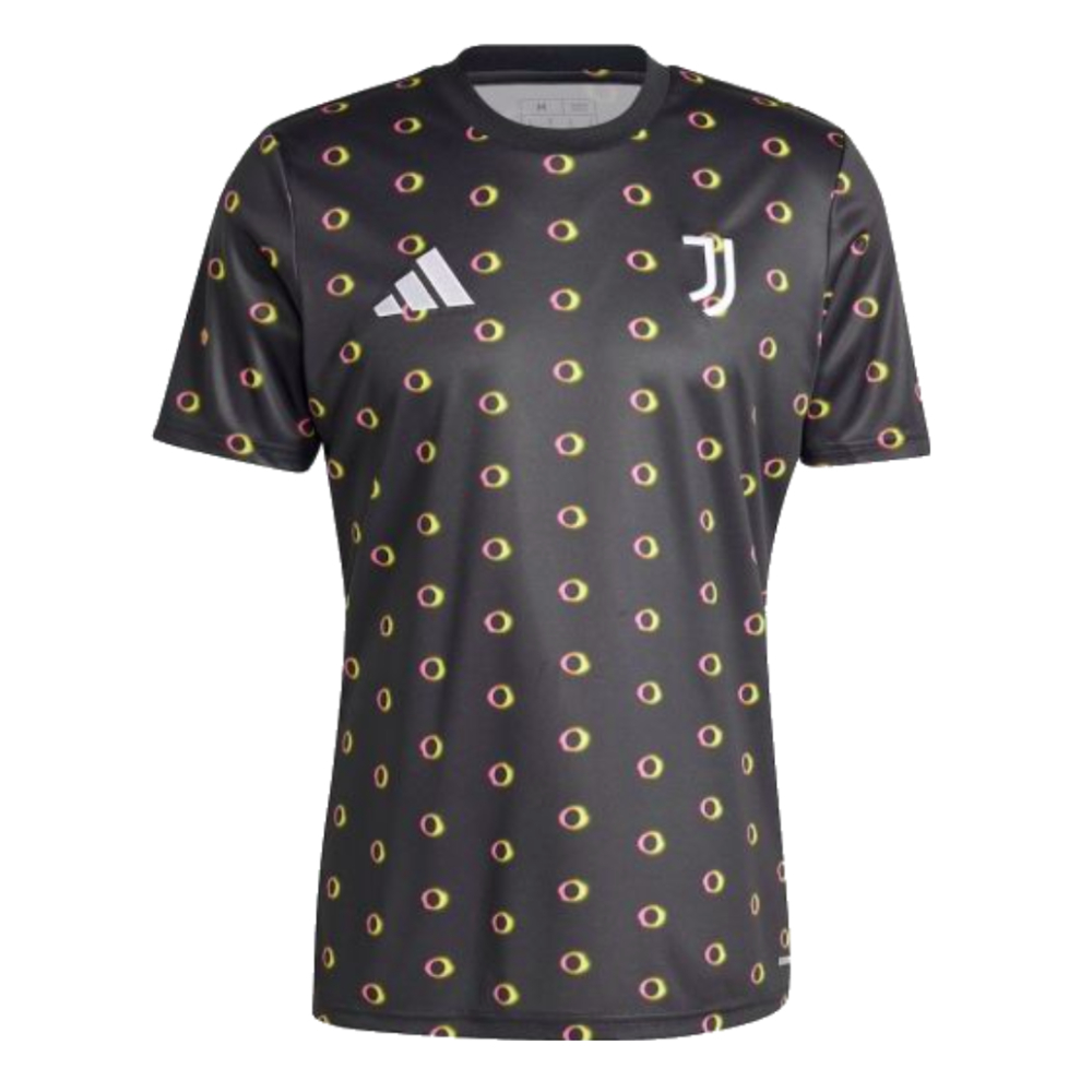 2024-2025 Juventus Pre-Match Shirt (Black) (Danilo 6)