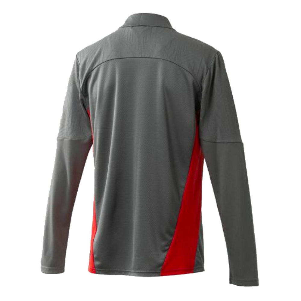 2024-2025 AC Milan Training 1/4 Zip Top (Grey)