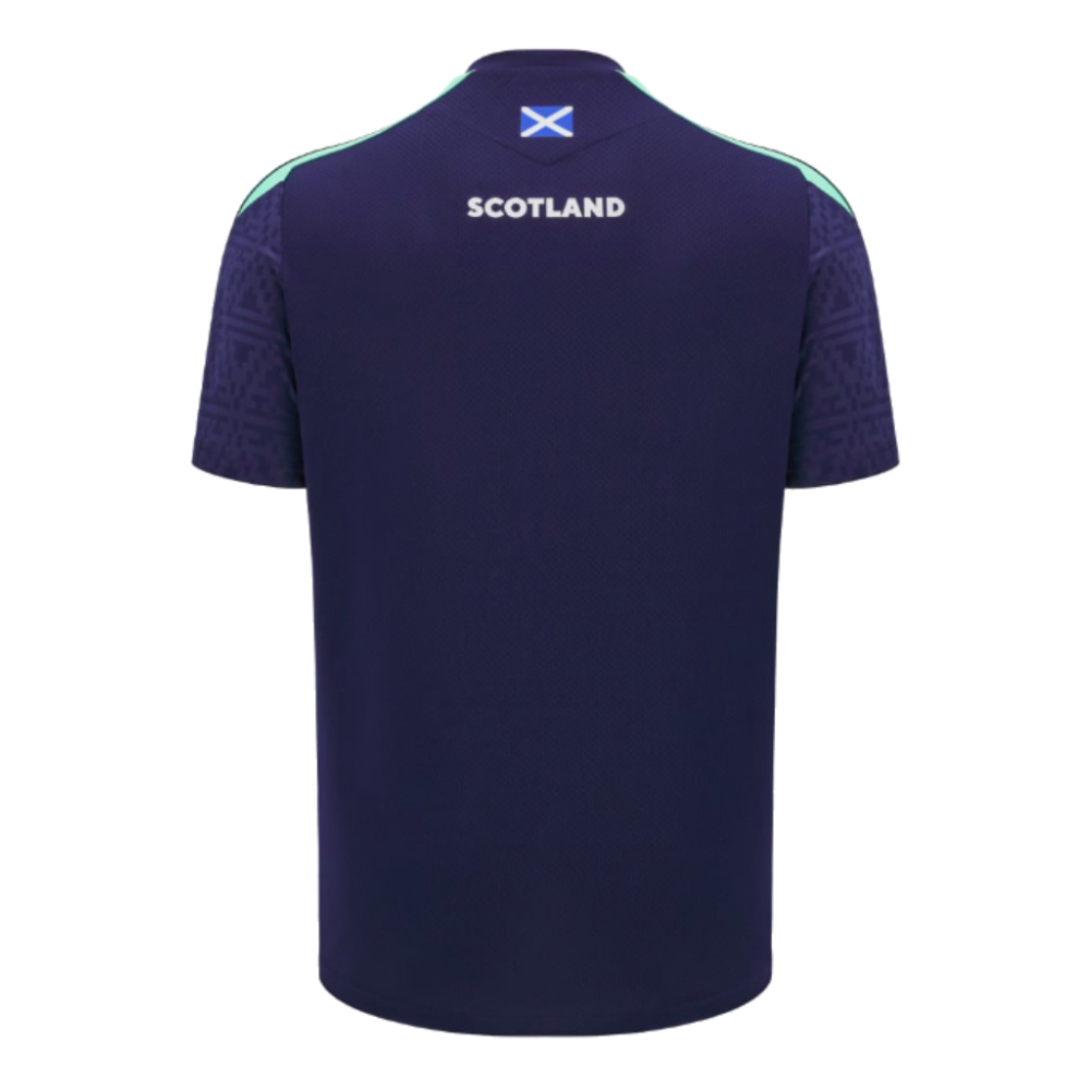 2024-2025 Scotland Rugby Poly Training Shirt (Navy)