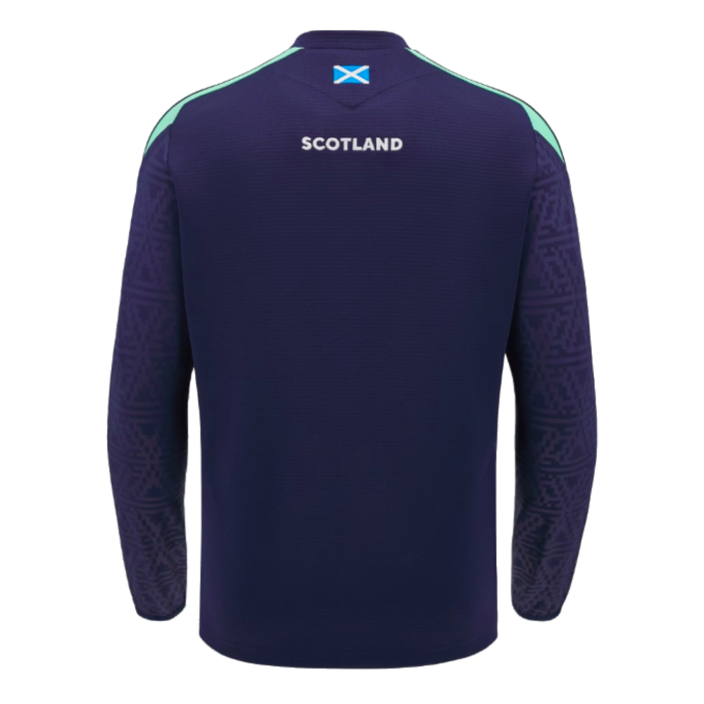 2024-2025 Scotland Rugby Training Round Neck Top (Navy)