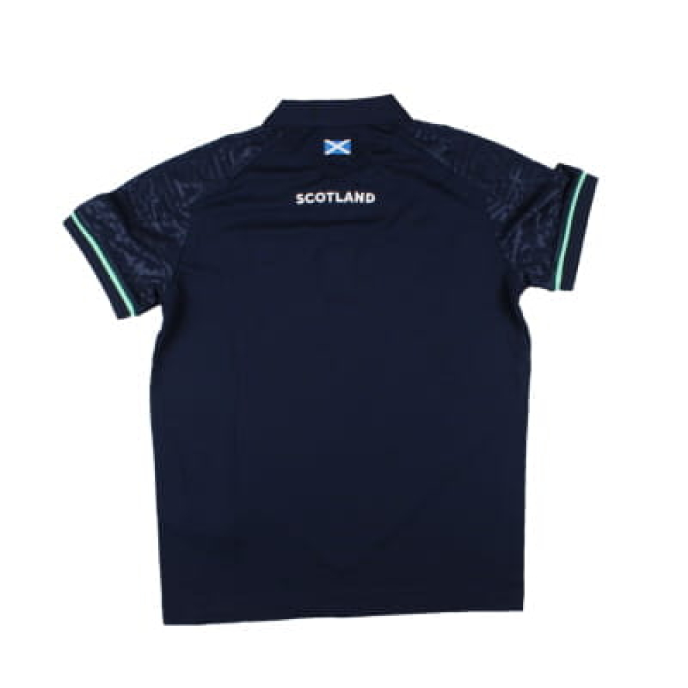 2024-2025 Scotland Rugby Travel RGB Fit Polo Shirt (Navy) - Kids