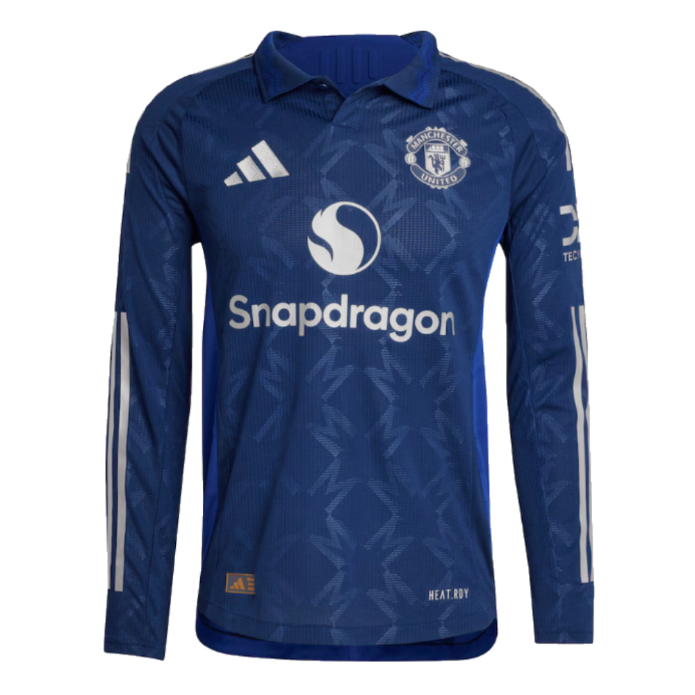 2024-2025 Man Utd Authentic Long Sleeve Away Shirt (Varane 19)