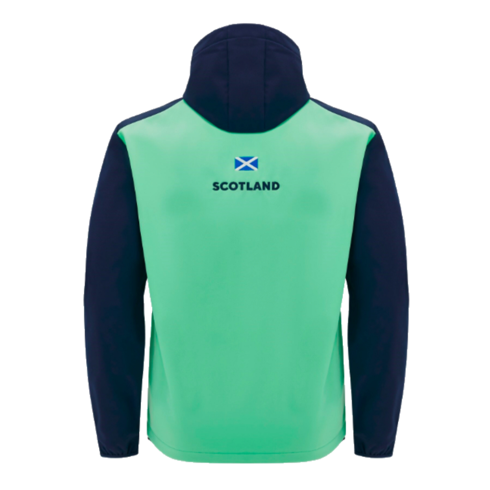 2024-2025 Scotland Rugby Softshell Jacket (Navy-Mint) - Kids