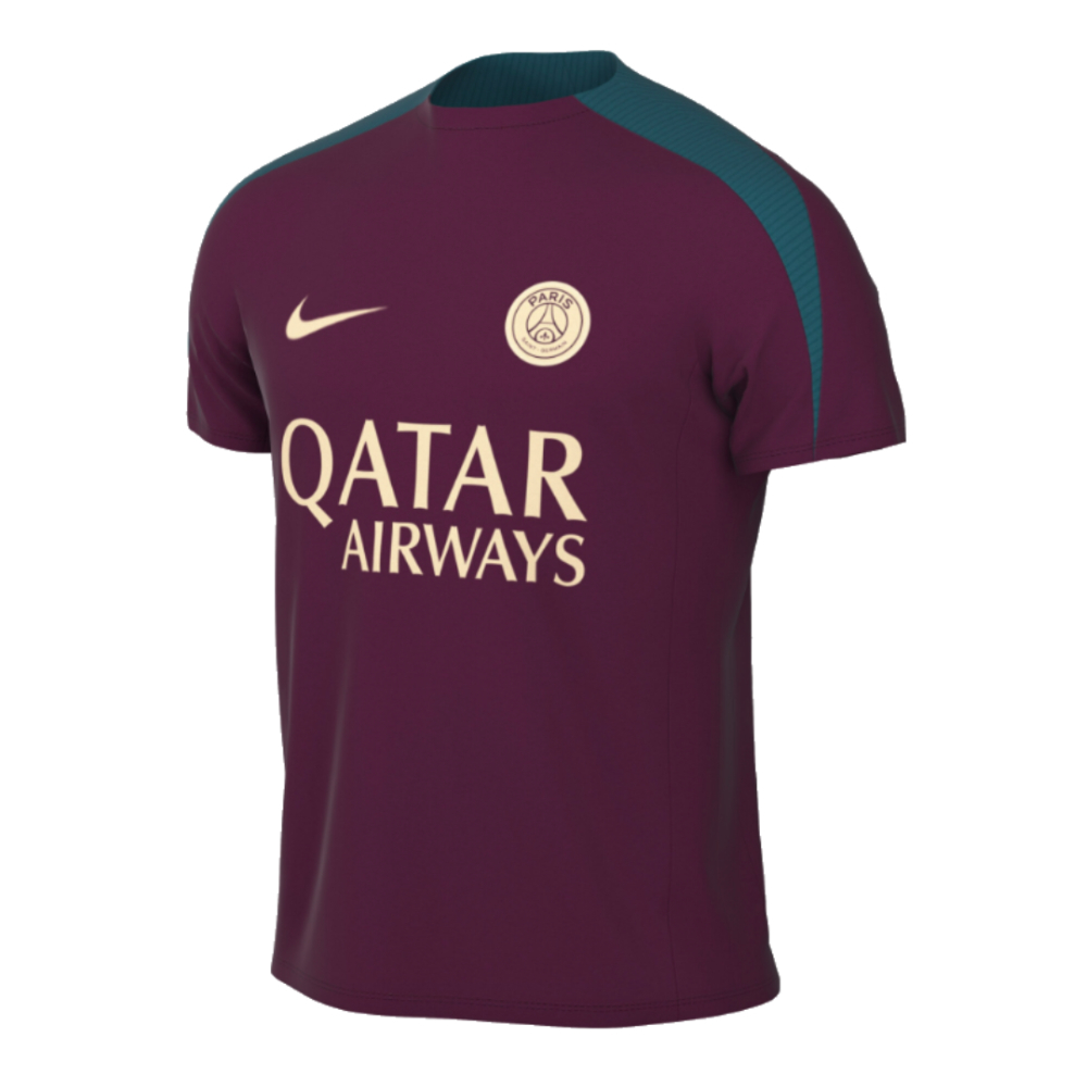 2024-2025 PSG Dri-FIT Strike Training Shirt (Bordeaux) (Ugarte 4)