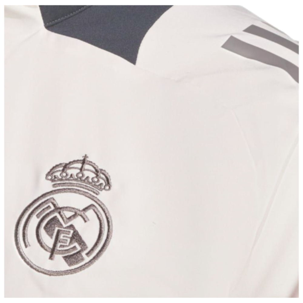 2024-2025 Real Madrid EU Presentation Jacket (Putty Mauve)