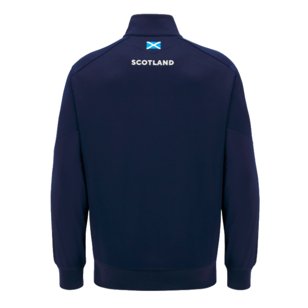 2024-2025 Scotland Rugby Travel 3D Half Zip Top (Navy)