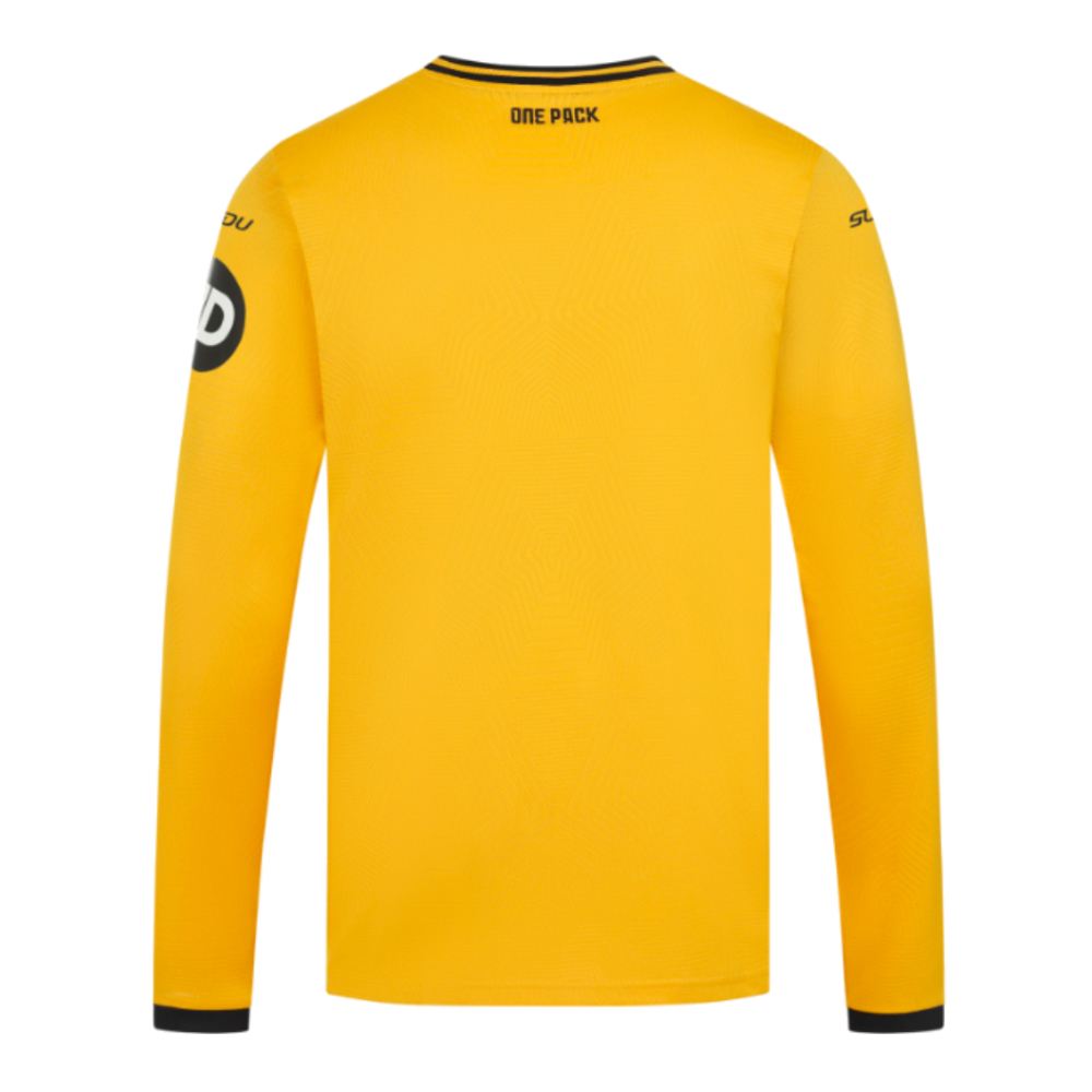 2024-2025 Wolves Long Sleeve Home Shirt