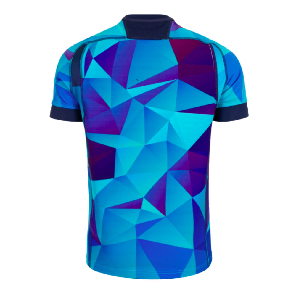 2024-2025 Scotland Rugby Training Jersey (Blue) - Kids