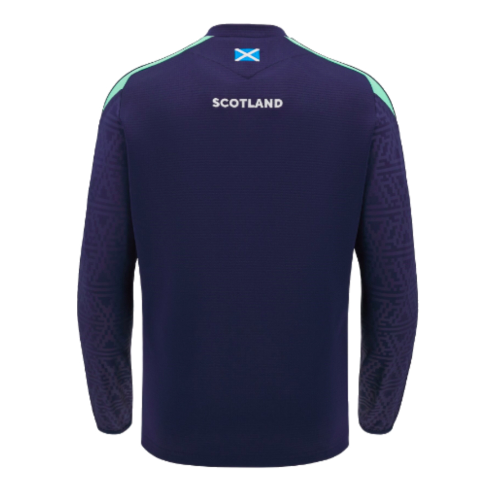 2024-2025 Scotland Rugby Training Round Neck Top (Navy) - Kids