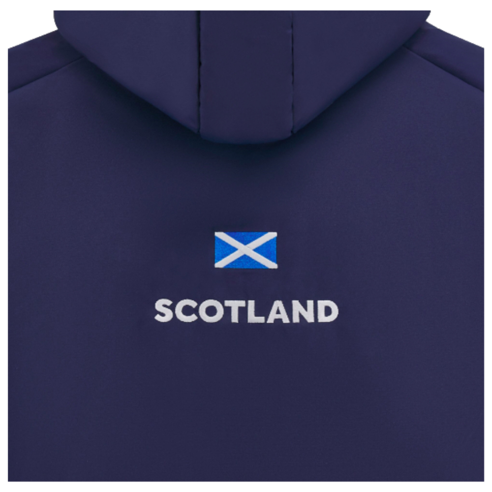 2024-2025 Scotland Rugby 3/4 Length Padded Jacket (Navy)