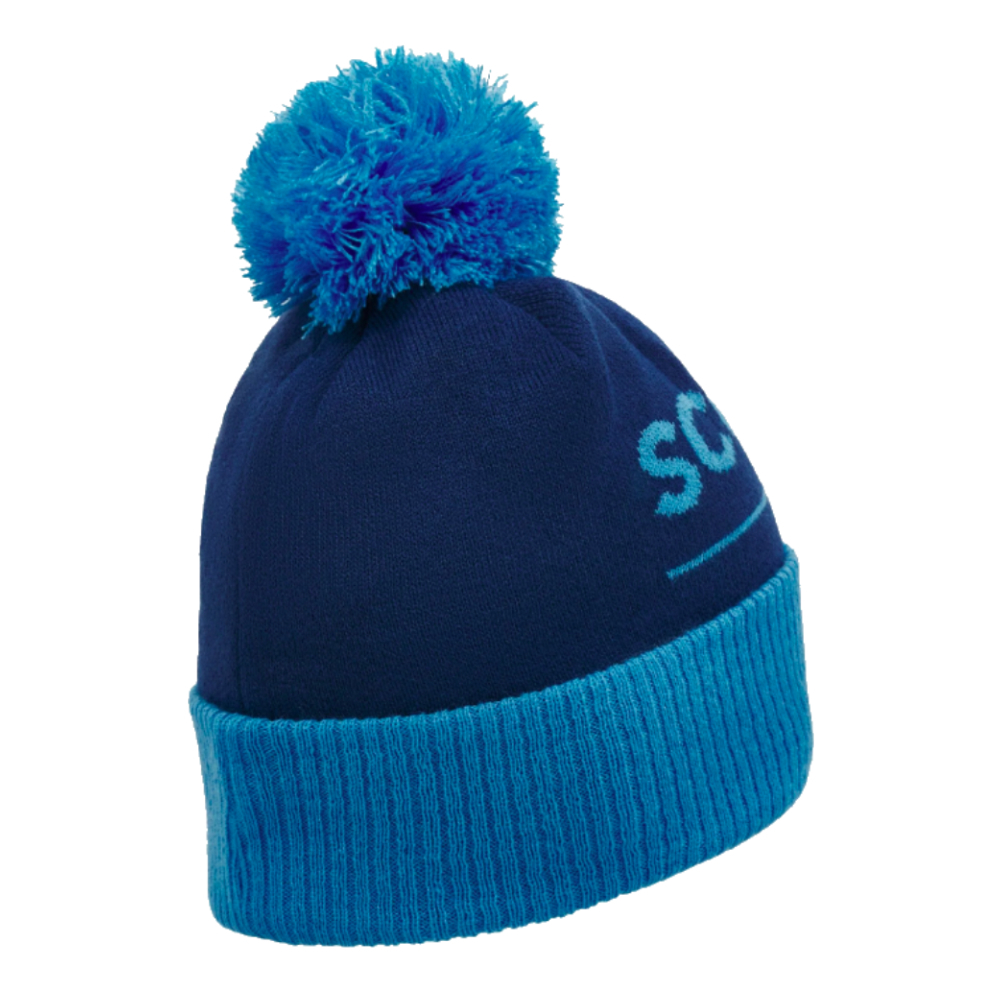 2024-2025 Scotland Rugby Pom Pom Beanie (Blue-Navy)