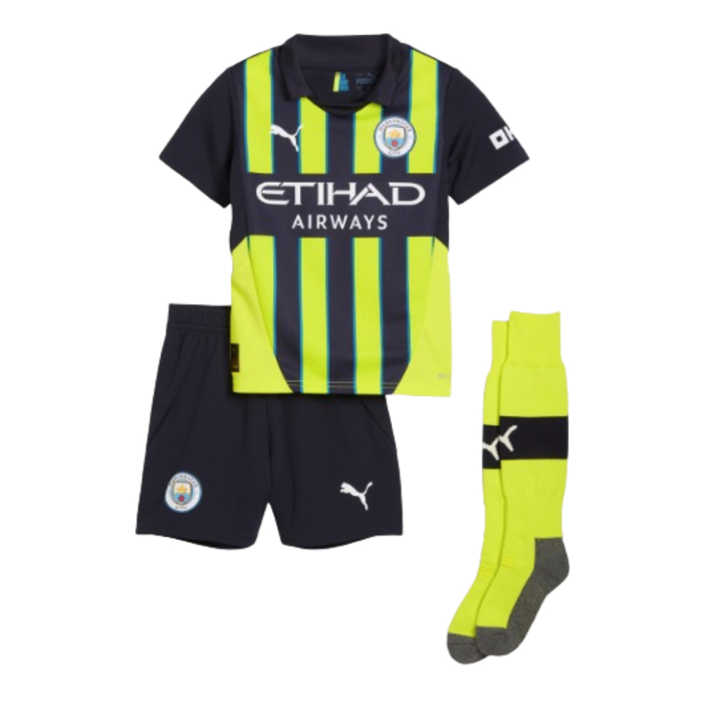 2024-2025 Man City Away Mini Kit (Wright Phillips 29)