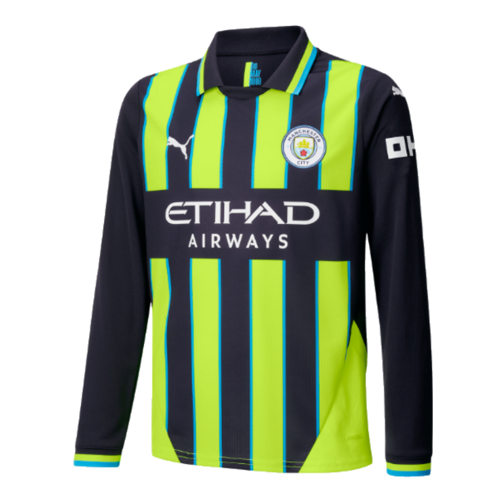 2024-2025 Man City Away Long Sleeve Shirt (Kids) (Kovacic 8)