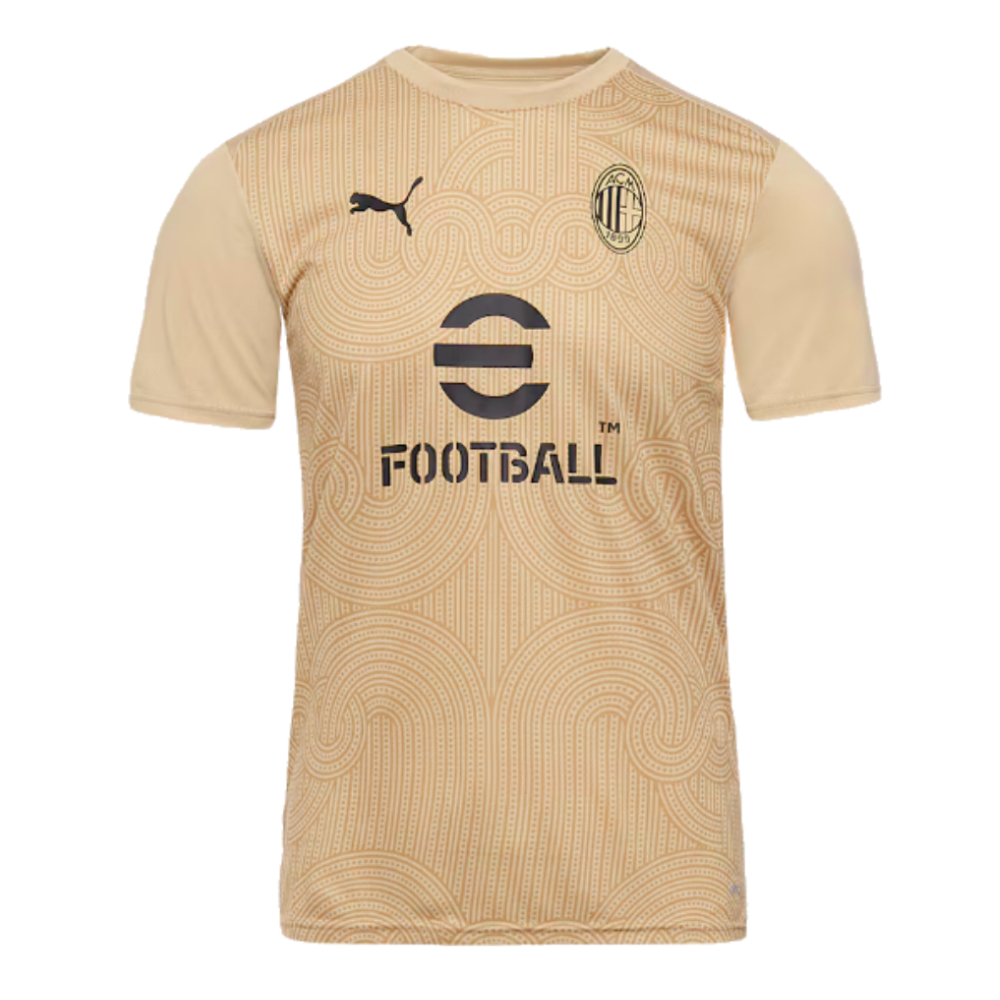 2024-2025 AC Milan Pre-Match Shirt (Putty) (Baresi 6)