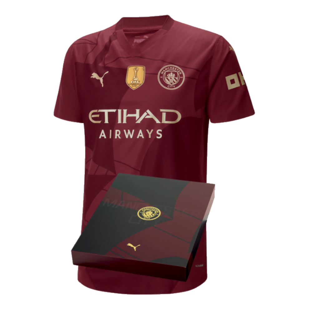 2024-2025 Man City Third Authentic Shirt w/packaging (Kun Aguero 10)