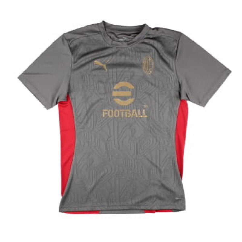 2024-2025 AC Milan Training Shirt (Grey) (A.Jimenez 20)