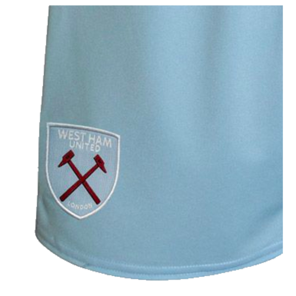 2024-2025 West Ham Home Change Shorts (Sky Blue)