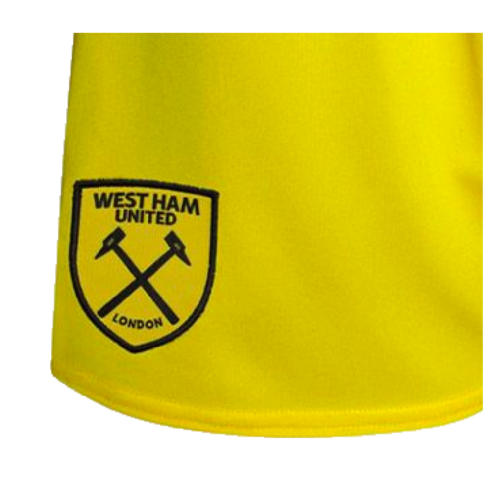 2024-2025 West Ham Away Goalkeeper Shorts (Yellow)