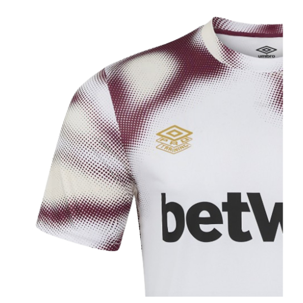 2024-2025 West Ham Warm Up Jersey (White) (Cresswell 3)