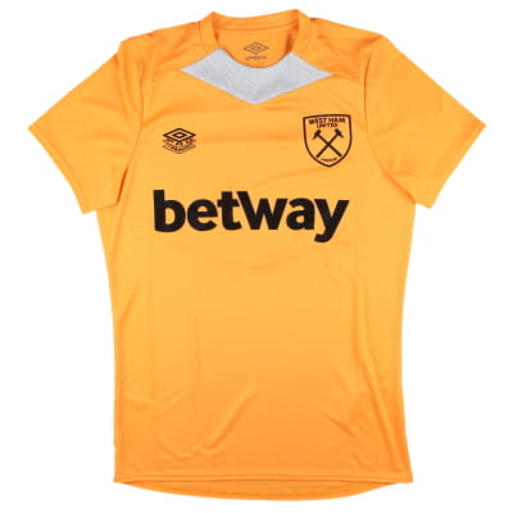 2024-2025 West Ham Training Jersey (Orange) (Kudus 14)