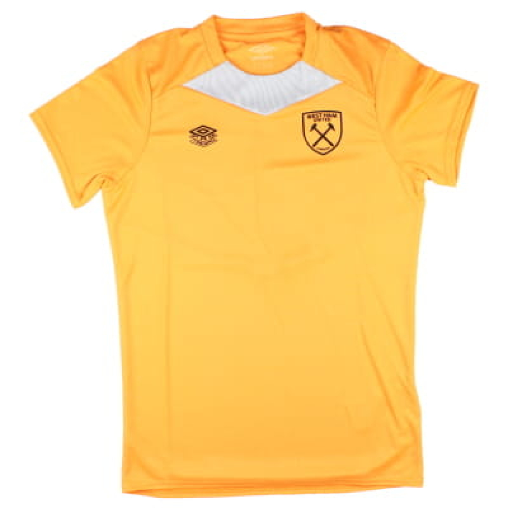 2024-2025 West Ham Training Jersey (Orange) - Kids (Emerson 33)