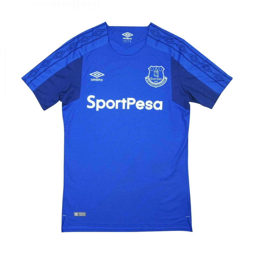 Everton 2017-18 Home Shirt (Good Condition) (L) (Barry 18)