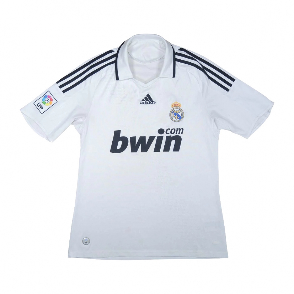 Real Madrid 2008-09 Home Shirt (L) (Very Good) (Guti 14)