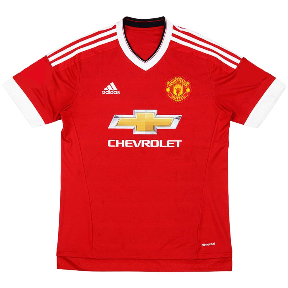 Manchester United 2015-16 Home Shirt (M) (Excellent) (Smalling 12)