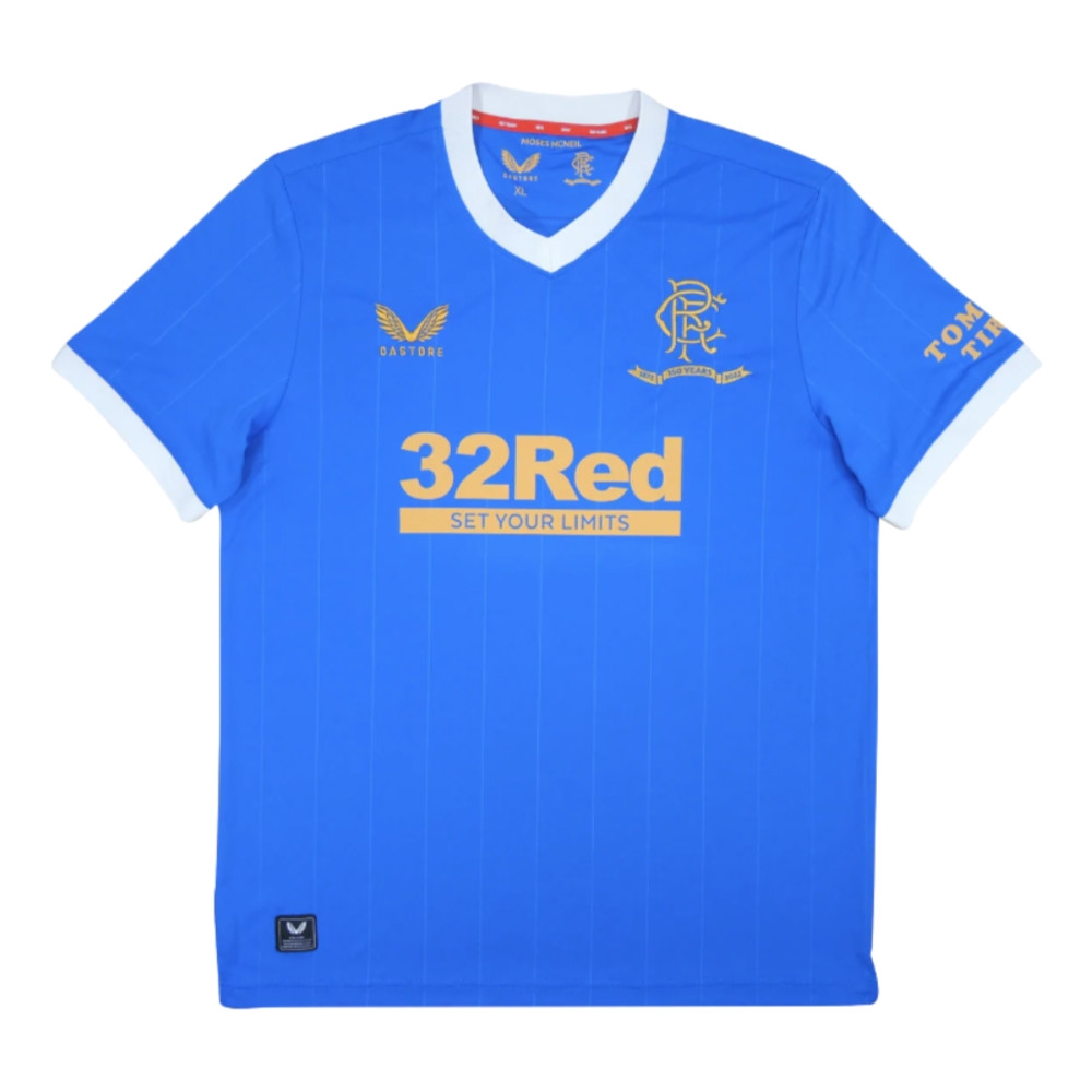 Rangers 2021-22 Home Shirt (4XL) (Mint) (KAMARA 18)