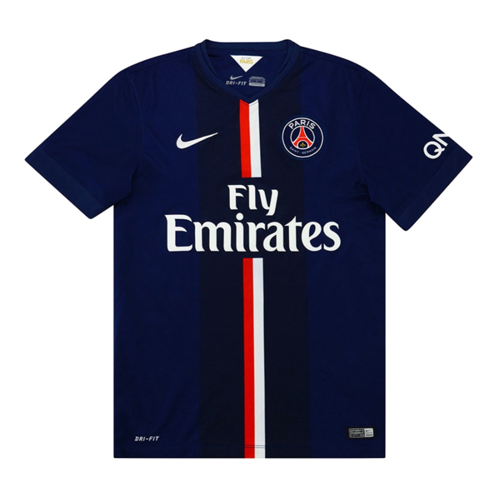 PSG 2014-15 Home Shirt (XL) David Luiz #32 (Good)