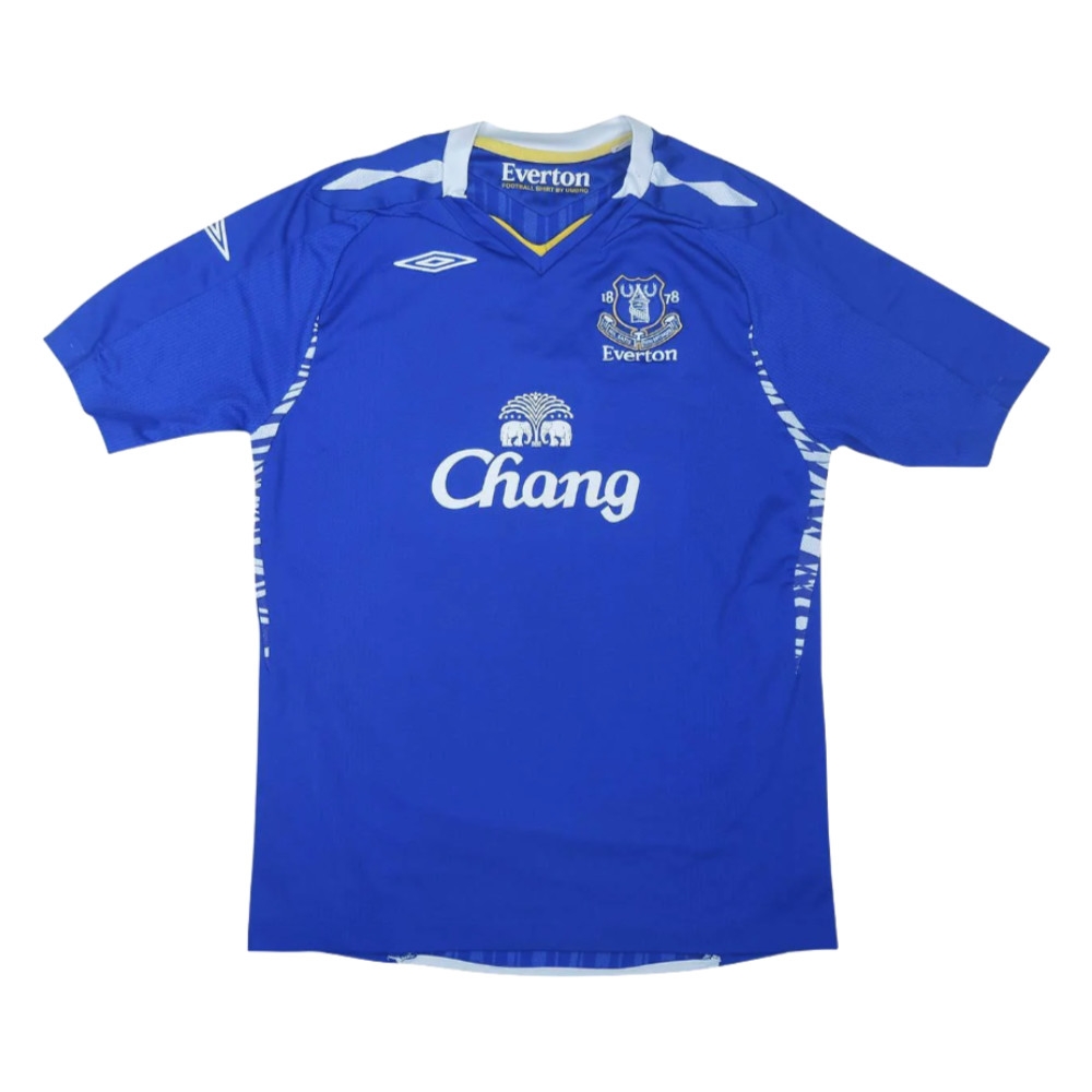 Everton 2007-08 Home Shirt ((Excellent) S) (Sharp 9)