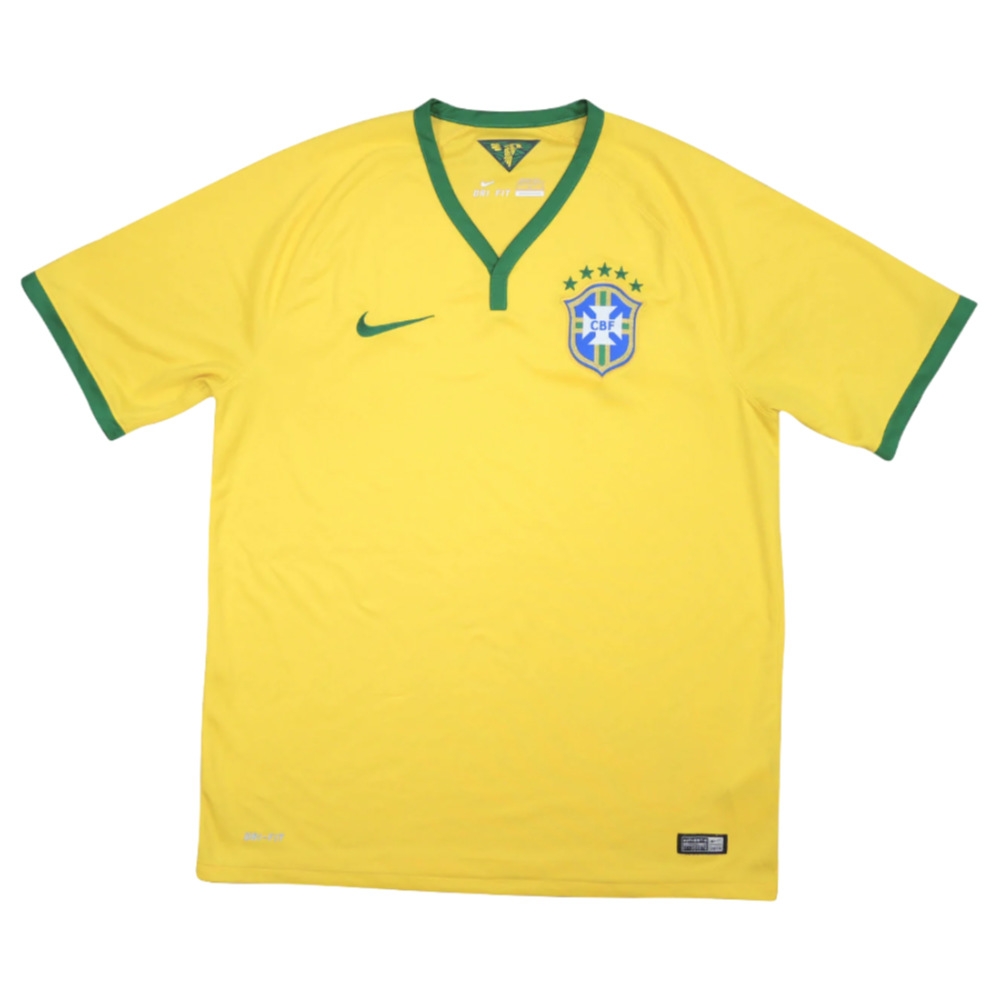 Brazil 2014-15 Home Shirt (Excellent) (Hulk 7)