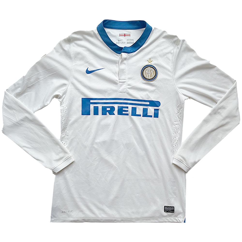 Inter Milan 2013-14 Player Issue Long Sleeve Away Shirt (Kovacic #10) ((Excellent) L)