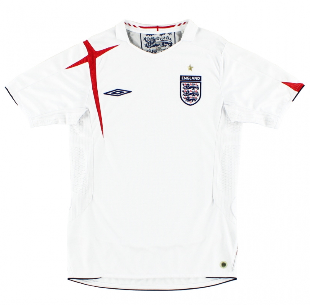 England 2005-07 Home Shirt (S) (Fair) (Hurst 10)