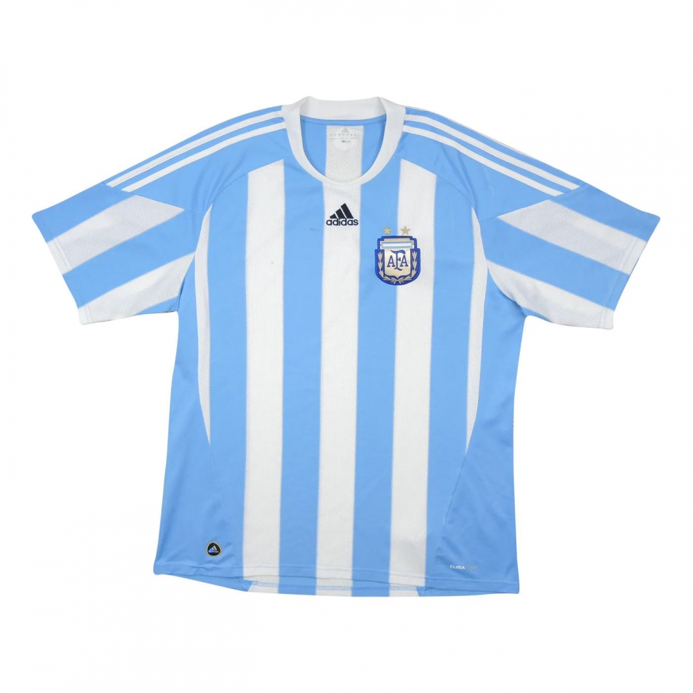 Argentina 2010-11 Home Shirt (Excellent) (Burdisso 4)