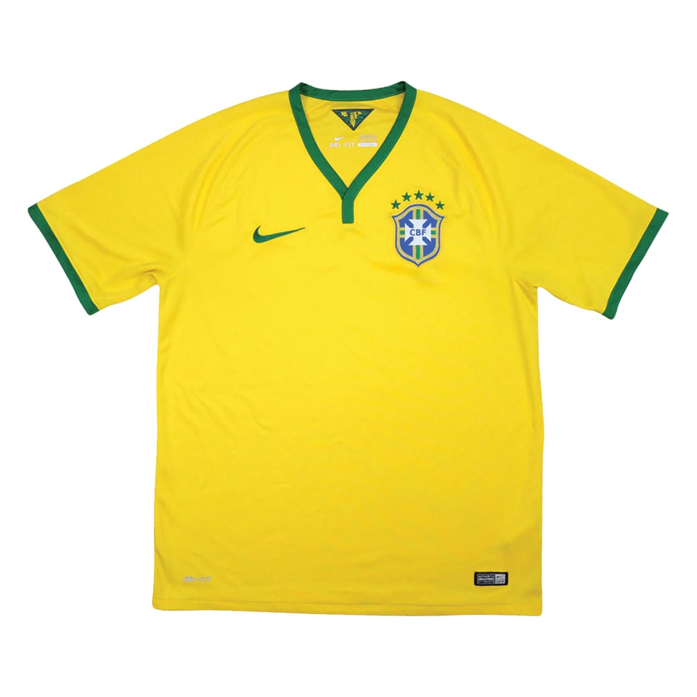 Brazil 2014-15 Home Shirt (S) (Excellent)