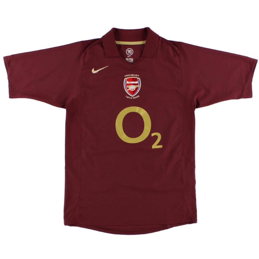 Arsenal 2005-06 Home Shirt (XL) Bergkamp #10 (Excellent)