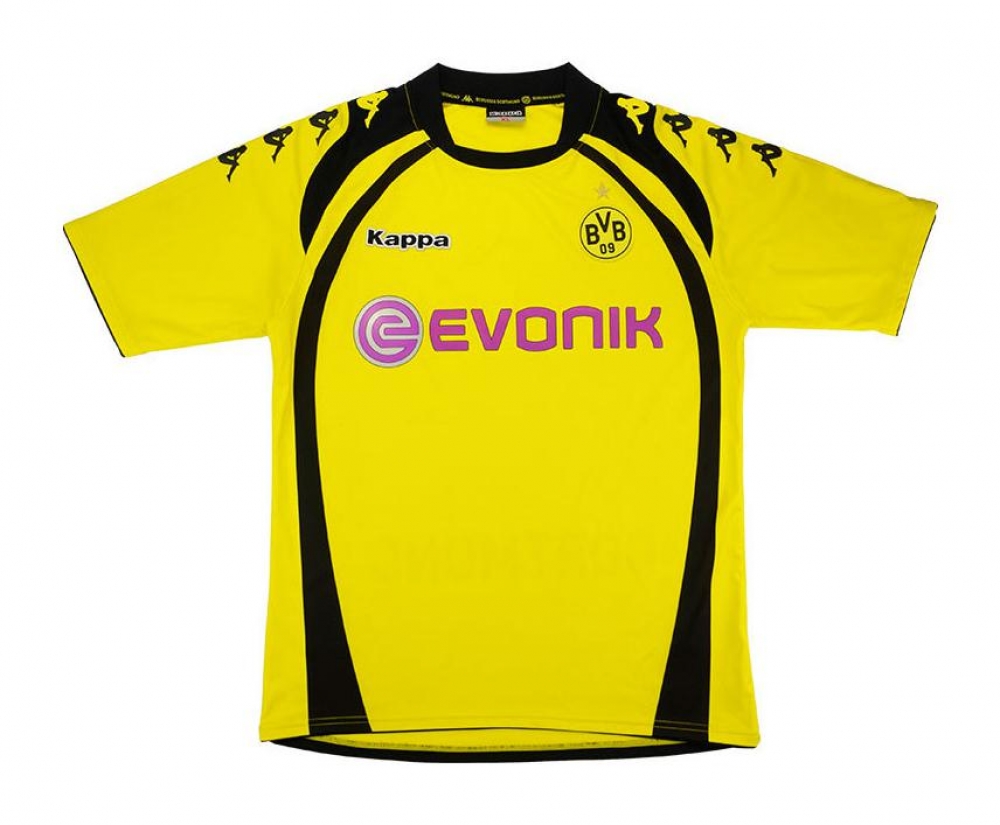 Borussia Dortmund 2009-10 Home Shirt (Very Good) (Barrios 18)