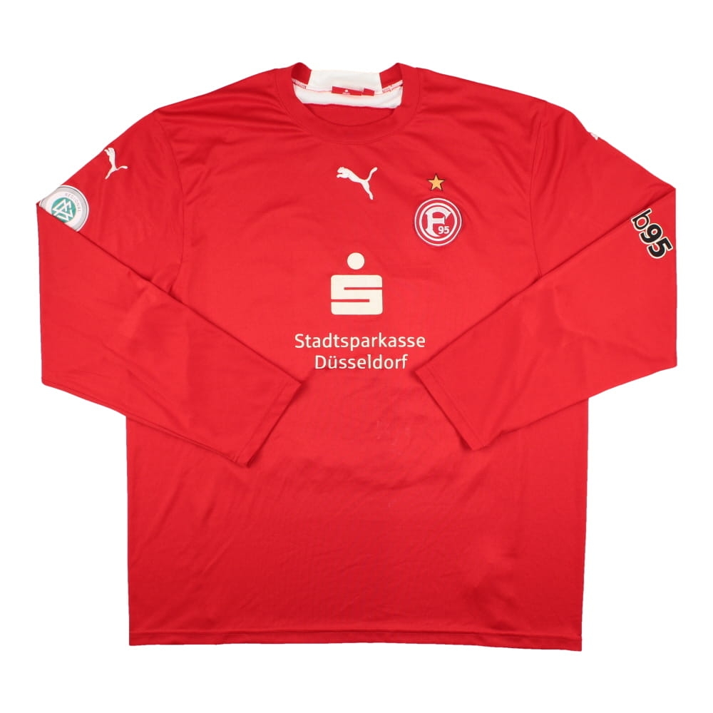 Fortuna Dusseldorf 2006-07 Long Sleeved Home Shirt (Kruse #14) ((Very Good) XL)