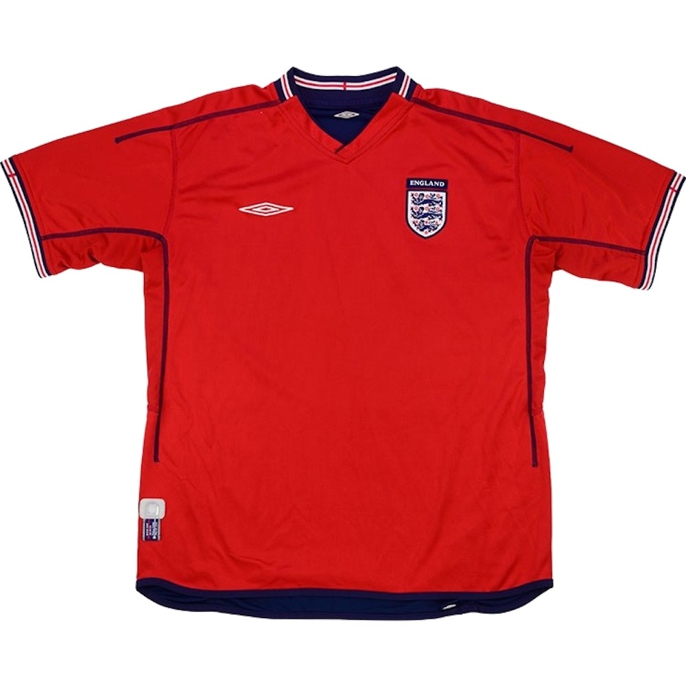 England 2002-04 Away Shirt (L) (Excellent) (FERDINAND 5)