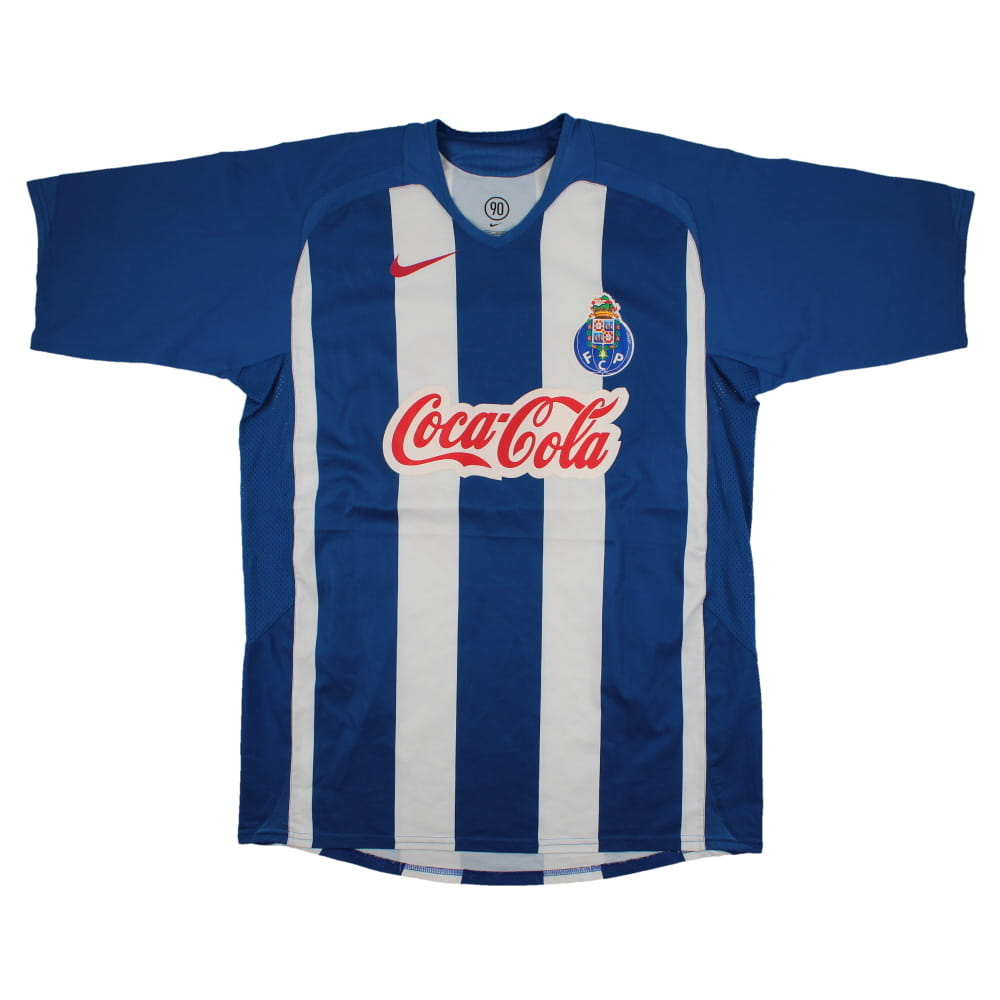 Porto 2005-06 Home Shirt (Coca Cola Sponsor) (L) #13 (Excellent)