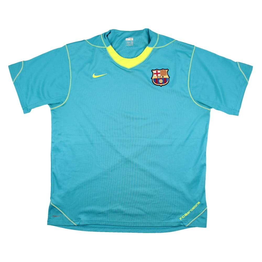 Barcelona 2007-08 Nike Training Shirt (XL) (Excellent) (Deco 20)