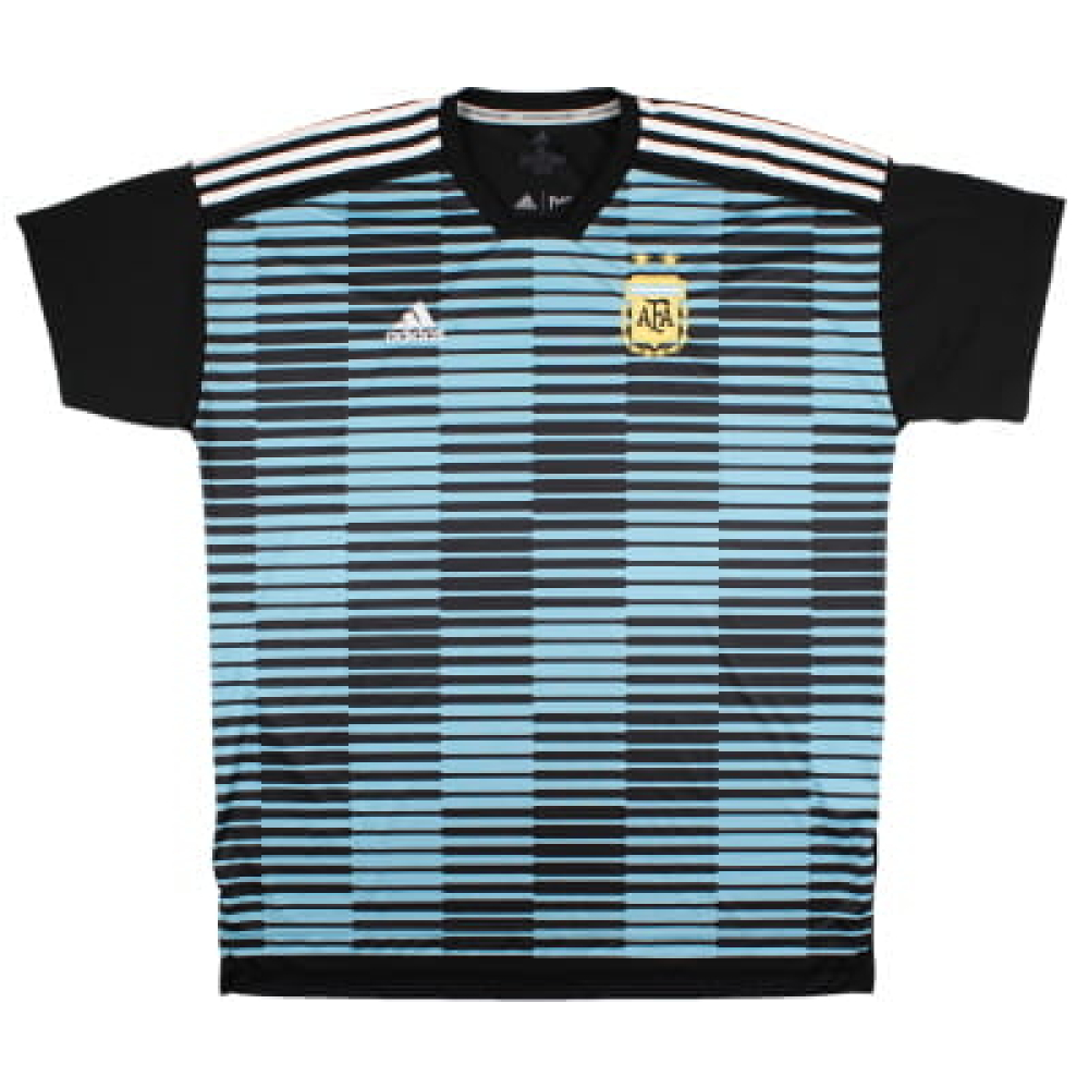 Argentina 2018-19 Adidas Pre-Match Shirt (XL) (Mint) (Paredes 5)