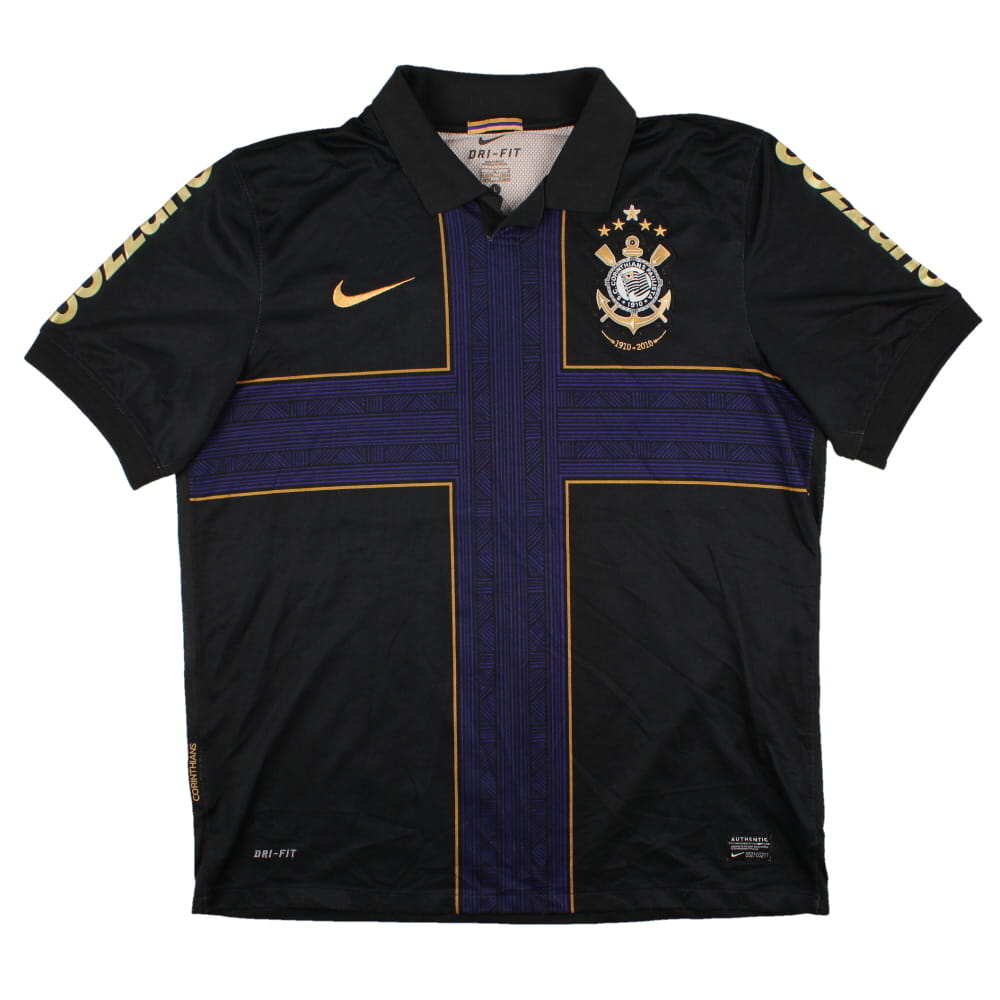 Corinthians 2010-11 Third Shirt (L) Ronaldo #9 (Very Good)