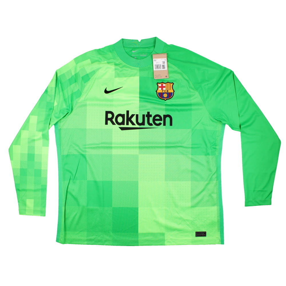 Barcelona 2021-22 GK Away Long Sleeve Shirt (ter Stegen #1) (2XL) (Mint)