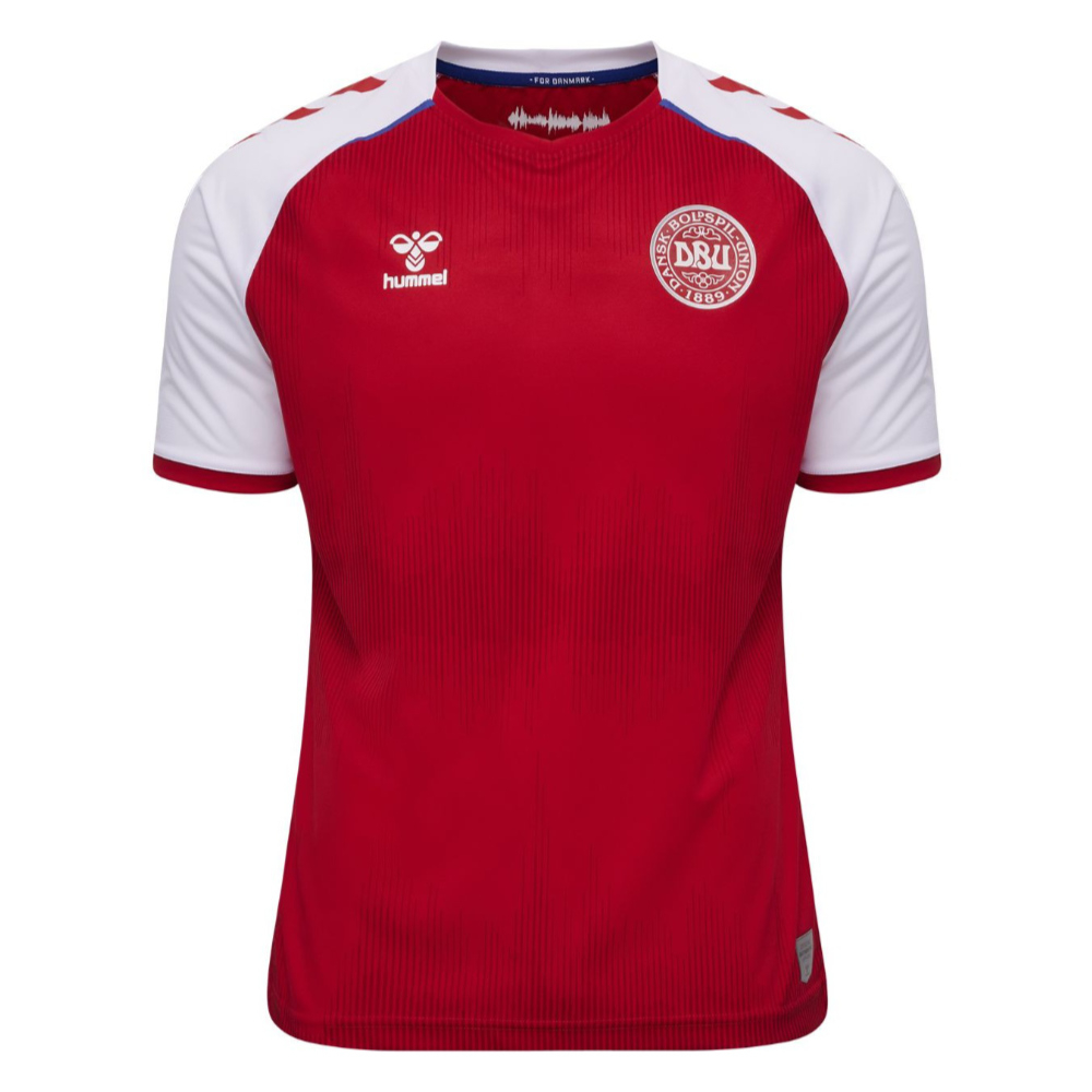 Denmark 2020-21 Home Shirt (L) Eriksen #10 (Excellent)