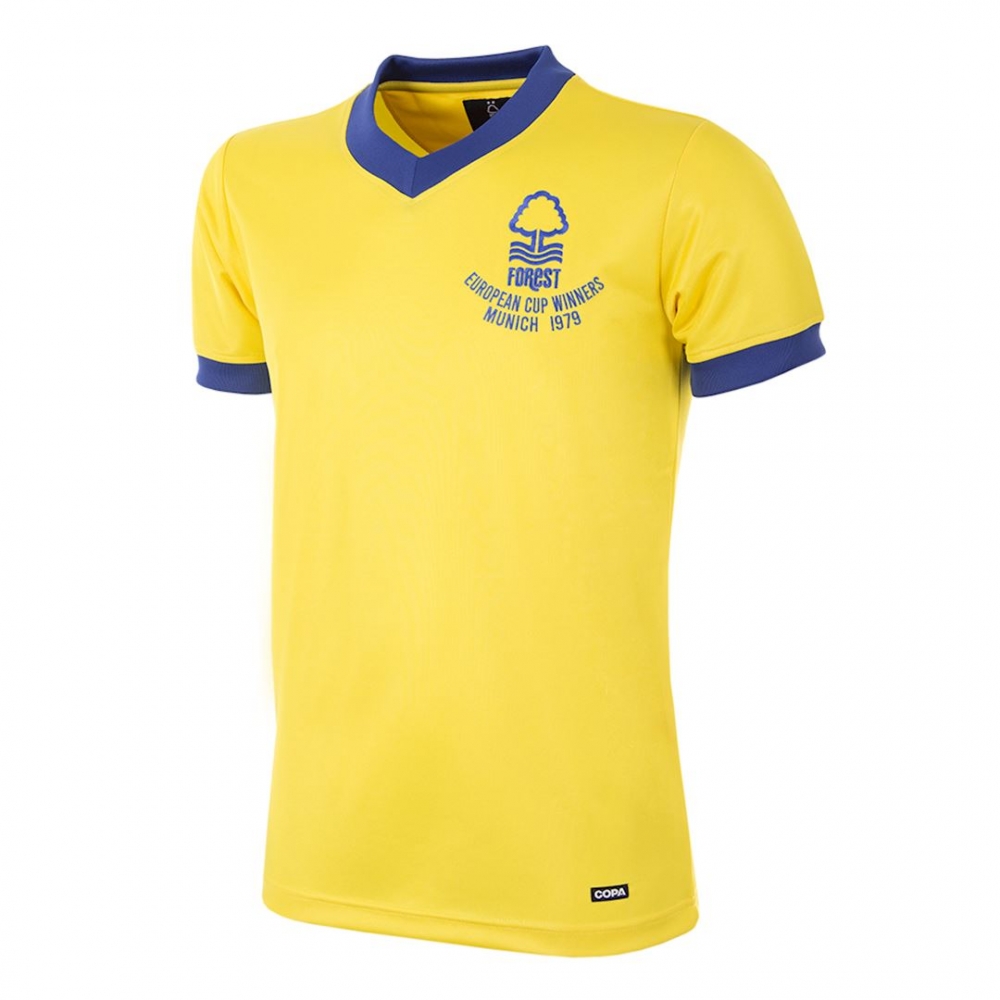 Nottingham Forest 1979-1980 Away Retro Football Shirt (Mills 10)