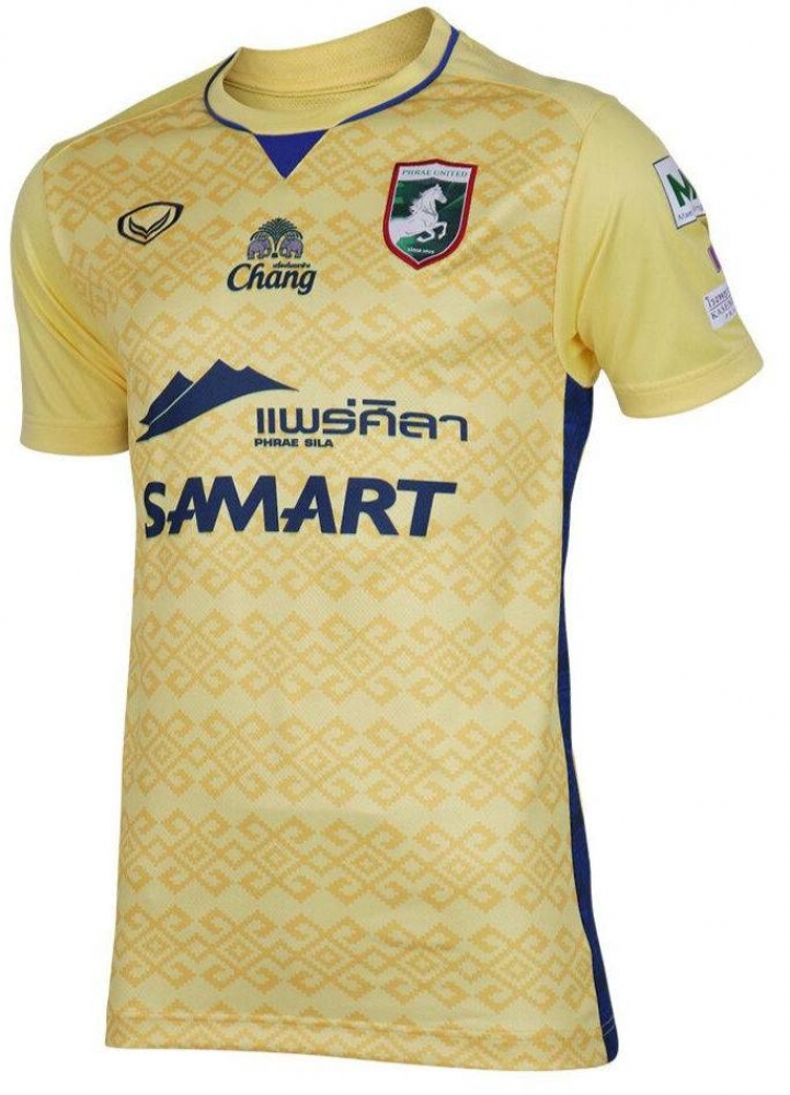 2021 Phrae United Yellow Away Player Shirt