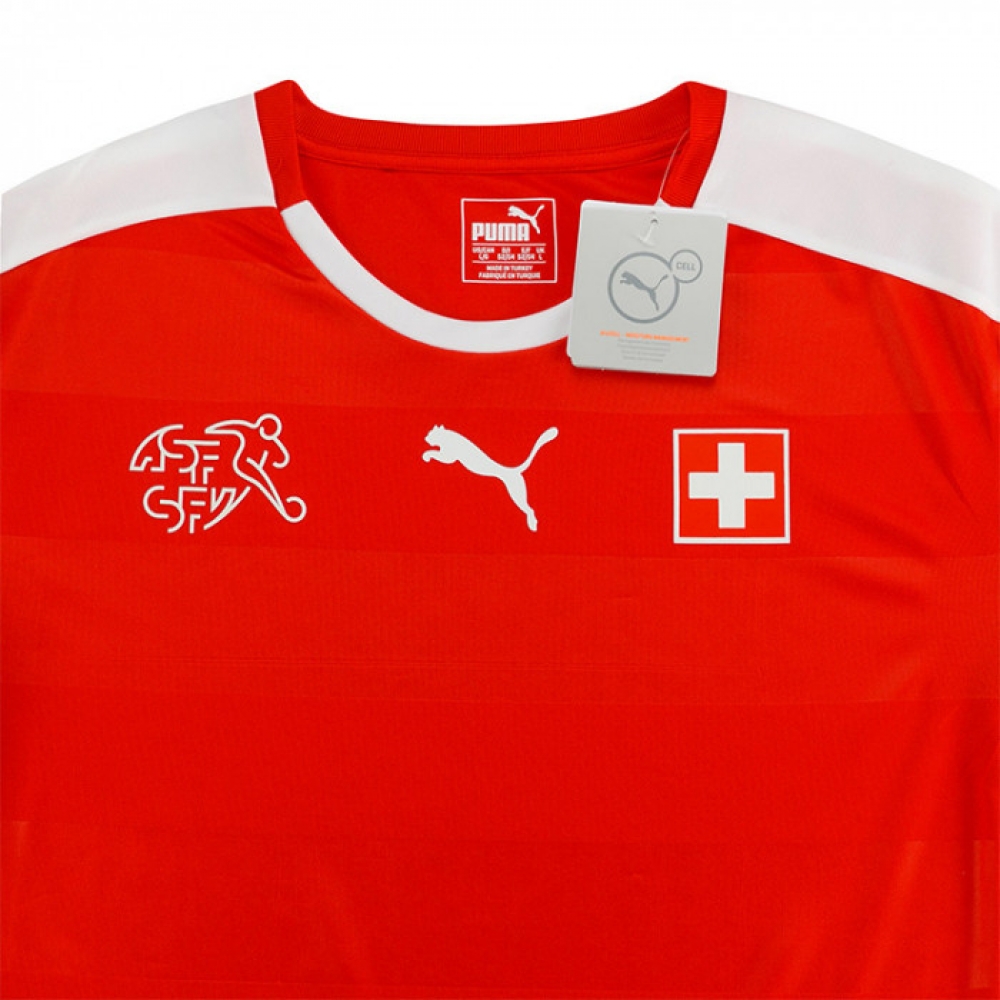 2016-17 Switzerland Player Issue Home L/S Shirt (PRO Fit) *BNIB*