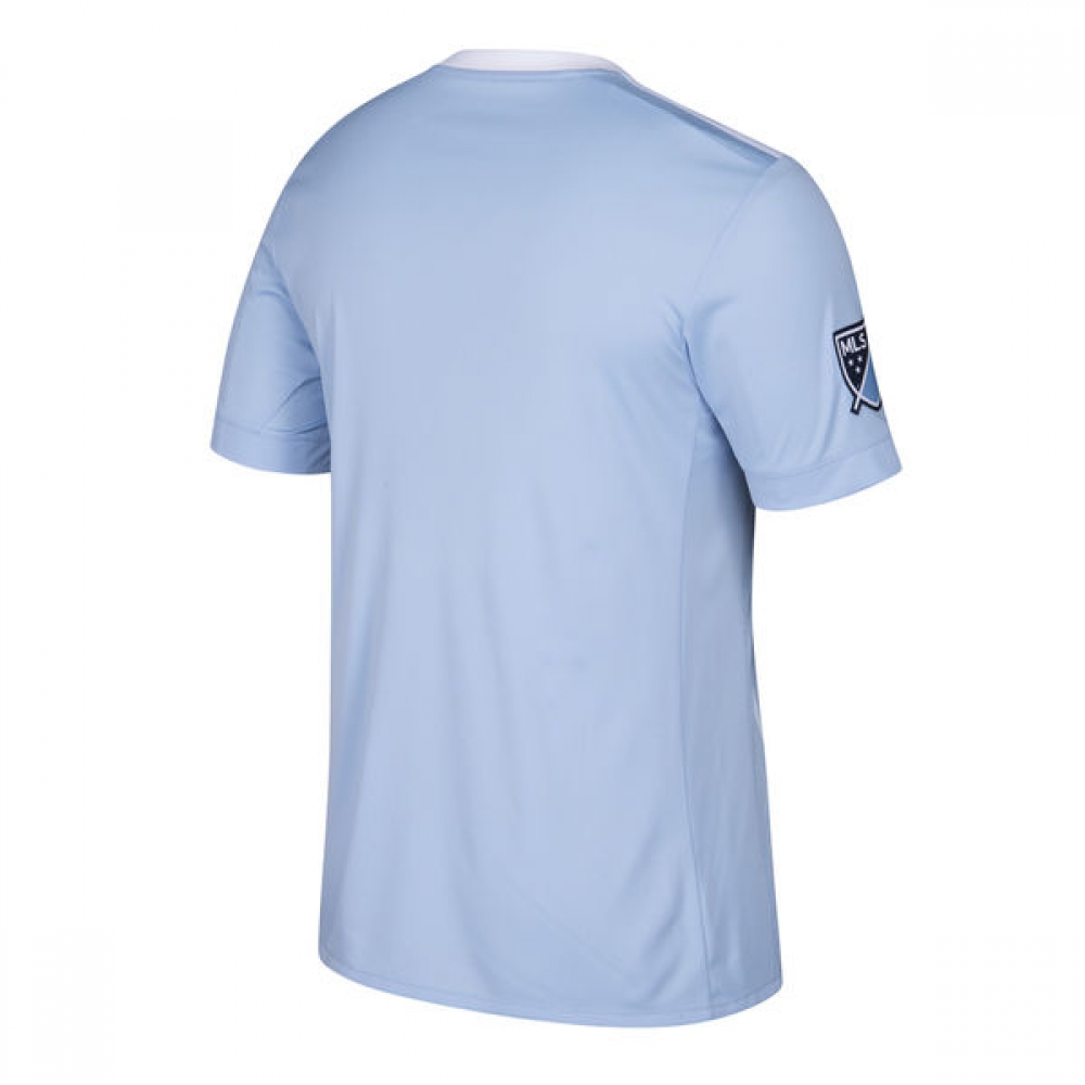 2018 Sporting Kansas City Adidas Home Football Shirt - Kids